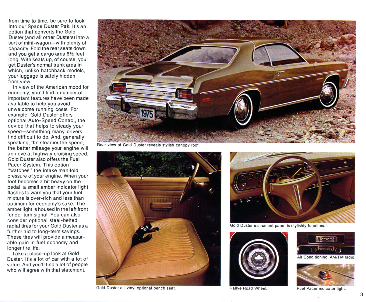 1975 Chrysler Plymouth Brochure Page 9